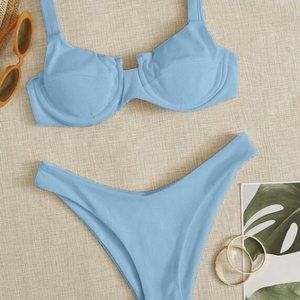 Light blue bikini set